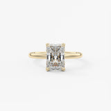 Radiant Solitaire Lab Grown Diamond Engagement Ring