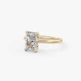 Radiant Solitaire Lab Grown Diamond Engagement Ring