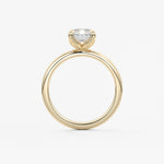 Radiant Solitaire Lab Grown Diamond Engagement Ring