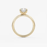 Radiant Solitaire Lab Grown Diamond Engagement Ring