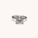 Stunning 5.21 CT Radiant Moissanite Engagement Ring with Solitaire Design 1