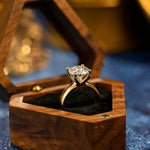 2.0 CT Round Shaped Moissanite Solitaire Engagement Ring 6