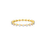 Stunning 0.28 TCW Round Moissanite Stones Full Eternity Wedding Band 5