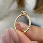 Classic 2.0 CT Radiant Moissanite Engagement Ring with Bezel Design 3