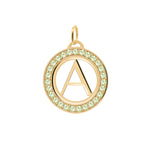 0.21 TCW Round Peridot Lab Made Diamond- August Birthstone Pendant Necklace 1