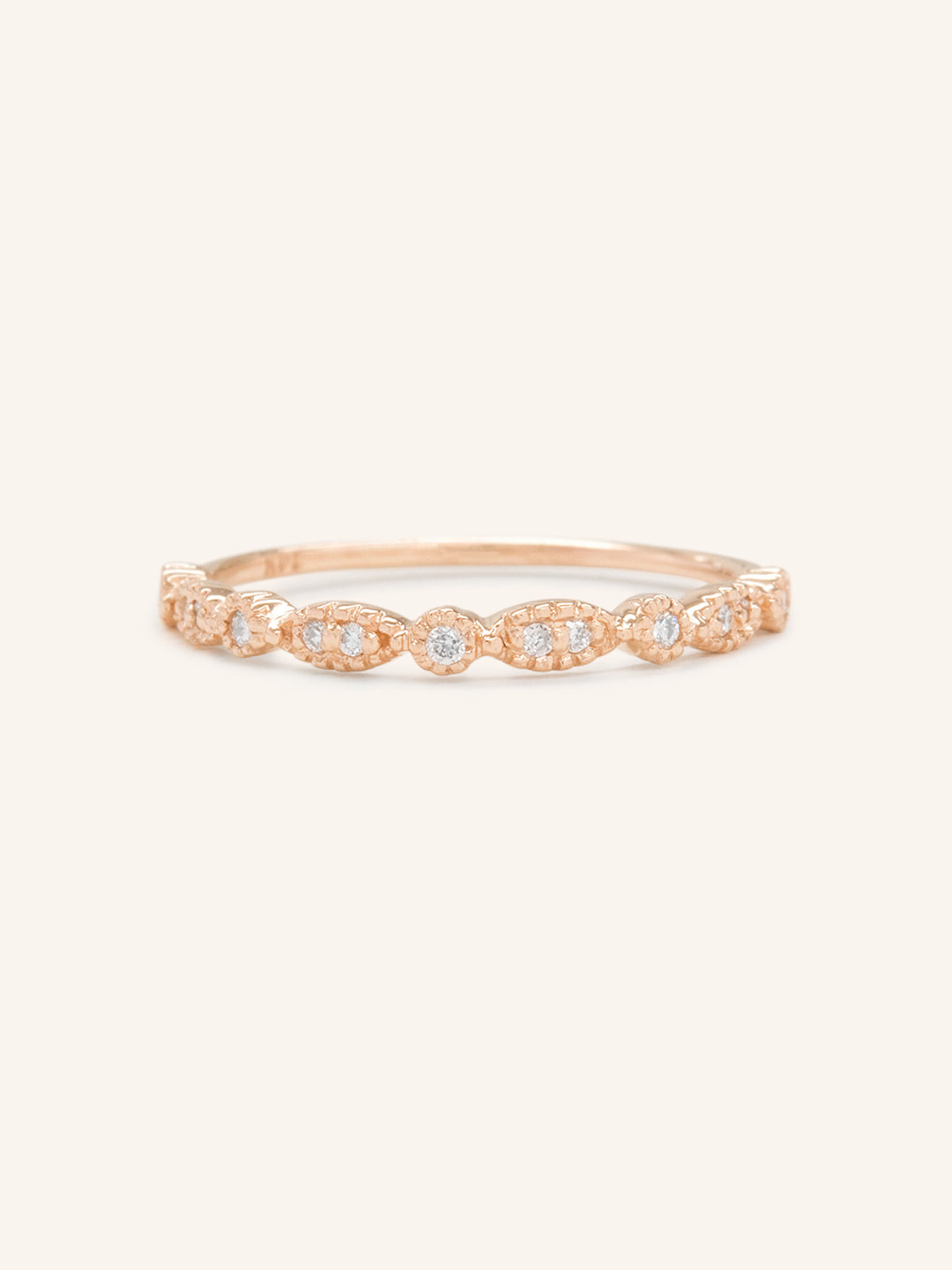 Stunning 0.2 TCW Round Moissanite Stones Half Eternity Wedding Bands 4