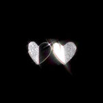 Round Cut Cubic Zirconia in 925 Sterling Silver Earrings 6