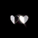 Round Cut Cubic Zirconia in 925 Sterling Silver Earrings 6
