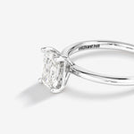 Stunning 1.25 CT Radiant Moissanite Engagement Ring in Solitaire Design 3