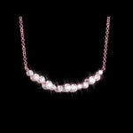 Round Cut Cubic Zirconia in 925 Sterling Silver Necklace 4