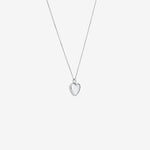 Round Cut Cubic Zirconia in 925 Sterling Silver Necklace 4