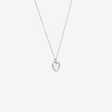Round Cut Cubic Zirconia in 925 Sterling Silver Necklace 4