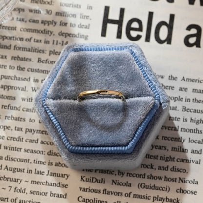 Simple Classic Moissanite Wedding Band 6