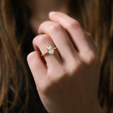 Stunning 1.0- 2.0 CT Radiant Moissanite Engagement Ring with Hidden Halo Design 6