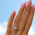 Stunning 1.75 CT Round Moissanite Engagement Ring with Pave Design 3