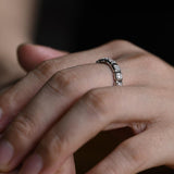 Stunning 0.4 TCW Princess Moissanite Stones Full Eternity Wedding Band 6