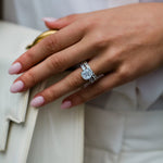 Cushion Cut Solitaire Style Cubic Zirconia in 925 Sterling Silver Ring 1