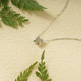 0.17 CT Moissanite Diamond Cross Pendant Necklace in Solid Gold 8