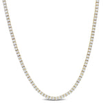 Round Cut Cubic Zirconia in 925 Sterling Silver Necklace 1