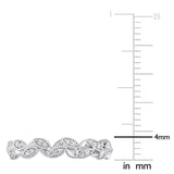 Round Cut Cubic Zirconia in 925 Sterling Silver Wedding Bands 10