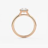 Radiant Split Shank Lab Grown Diamond Engagement Ring