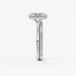 Radiant Split Shank Lab Grown Diamond Engagement Ring