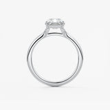 Radiant Split Shank Lab Grown Diamond Engagement Ring