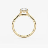 Radiant Split Shank Lab Grown Diamond Engagement Ring