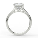 Stunning 1.30 CT Princess Moissanite Engagement Ring with Solitaire Design 5