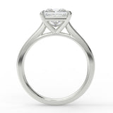 Stunning 1.30 CT Princess Moissanite Engagement Ring with Solitaire Design 5