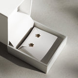 Floral Earrings in Gold 2