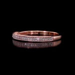 Round Cut Cubic Zirconia in 925 Sterling Silver Wedding Bands 11