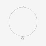Round Cut Cubic Zirconia in 925 Sterling Silver Necklace 3