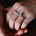 Stunning 0.3 TCW Round Moissanite Stones Half Eternity Wedding Band 4