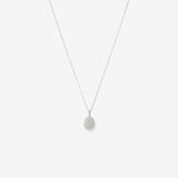 Round Cut Cubic Zirconia in 925 Sterling Silver Necklace 1