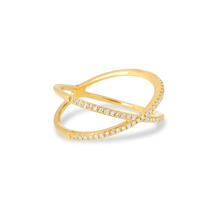 Stunning Criss Cross Wedding Bands 6