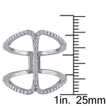 Round Cut Cubic Zirconia in 925 Sterling Silver Wedding Bands 9