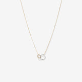 Round Cut Cubic Zirconia in 925 Sterling Silver Necklace 1