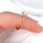 Stunning 1.5 CT Oval Moissanite Engagement Ring with Hidden Halo Design 5