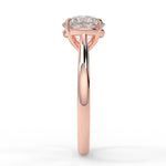 Stunning 2.0 CT Round Moissanite Engagement Ring with Solitaire Design 10
