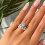 Stunning 0.5 TCW Baguette Moissanite Stones Artemis Wedding Bands 5