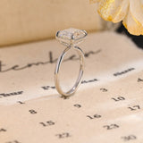 Stunning 4.0 CT Emerald Moissanite Engagement Ring with Solitaire Design 9