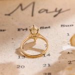Stunning 2.0 CT Marquise Cut Moissanite Engagement Ring with Solitaire Design 4