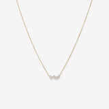 Round Cut Cubic Zirconia in 925 Sterling Silver Necklace 1