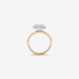 Stunning 2.34 CT Oval Moissanite Engagement Ring in Halo Designs 2