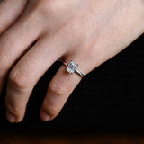 Stunning 3.0 CT Emerald Moissanite Engagement Ring with Solitaire Design 10