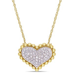 Round Cut Cubic Zirconia in 925 Sterling Silver Necklace 10