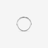 0.20 CT Round Moissanite Dainty Men's Wedding Band in Solid Gold 2