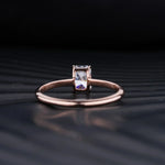 Stunning 0.50 CT Radiant Moissanite Engagement Ring With Solitaire Design 3