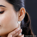 Round Cut Cubic Zirconia in 925 Sterling Silver Earrings 3